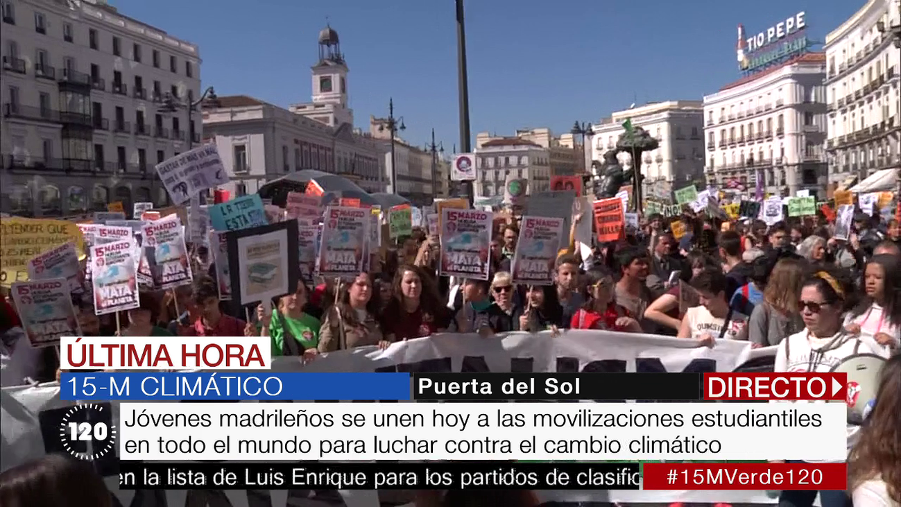 15-M verde: los jóvenes de Madrid, en lucha por el planeta