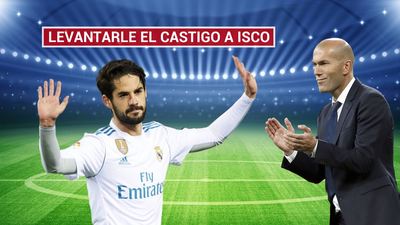 Zidane: "Voy a contar con Isco y con todos los demás"