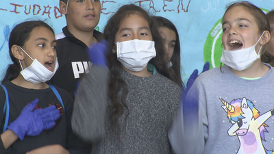 Los niños de Orcasur, ejemplo en la lucha contra el cambio climático