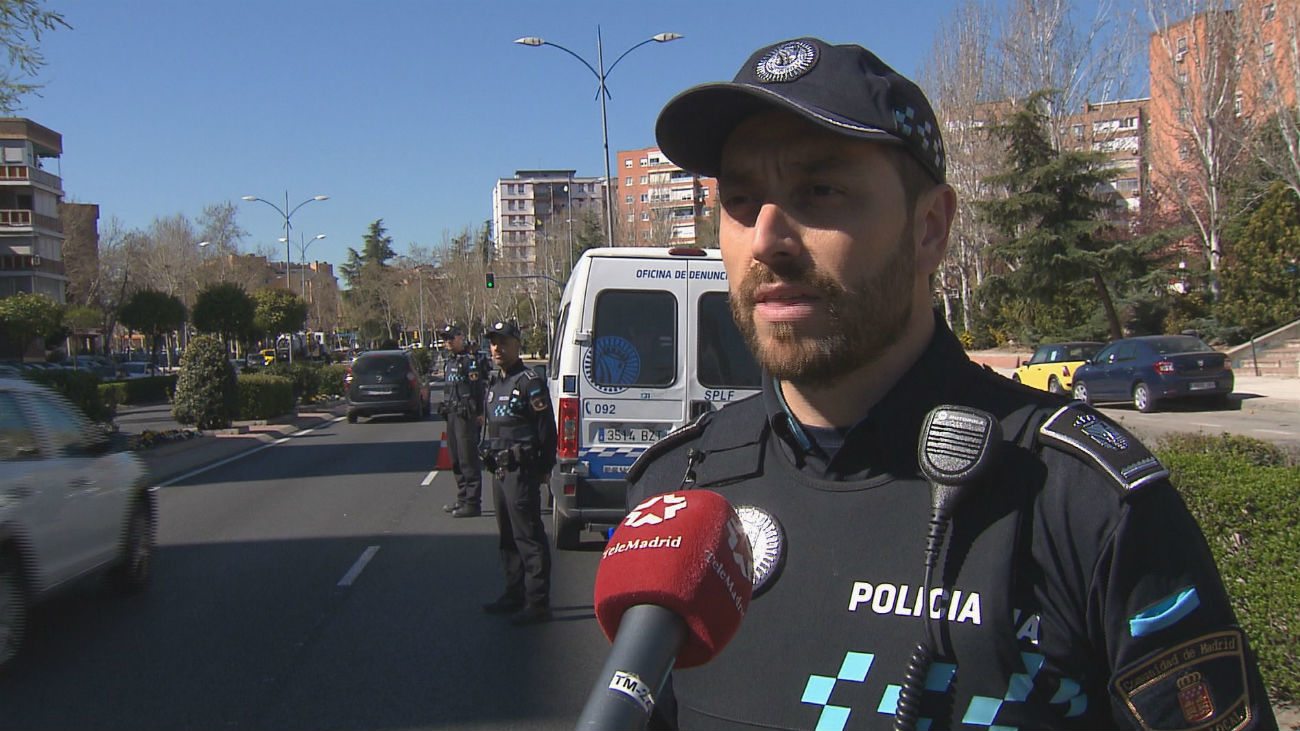 Controles en Fuenlabrada sobre el uso del cinturón de seguridad