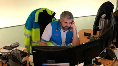 Cuatro jóvenes heridos en un atropello múltiple en la M-622 en Guadarrama