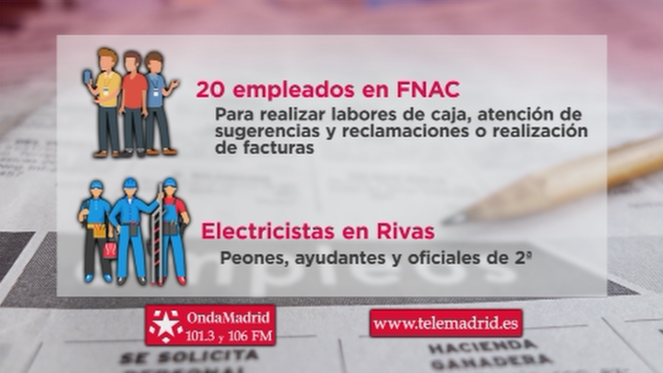 Se buscan electricistas para trabajar en Rivas