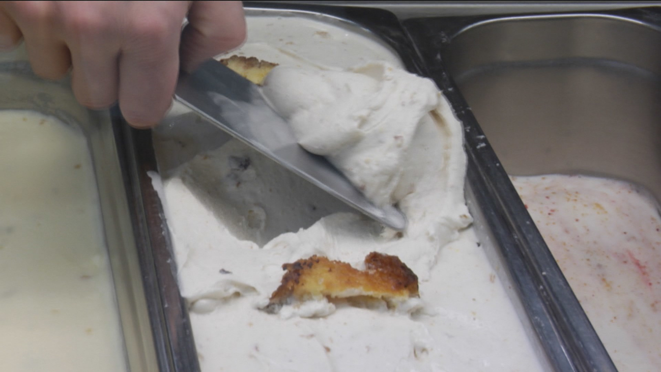 Torrija y helado, en un mismo bocado
