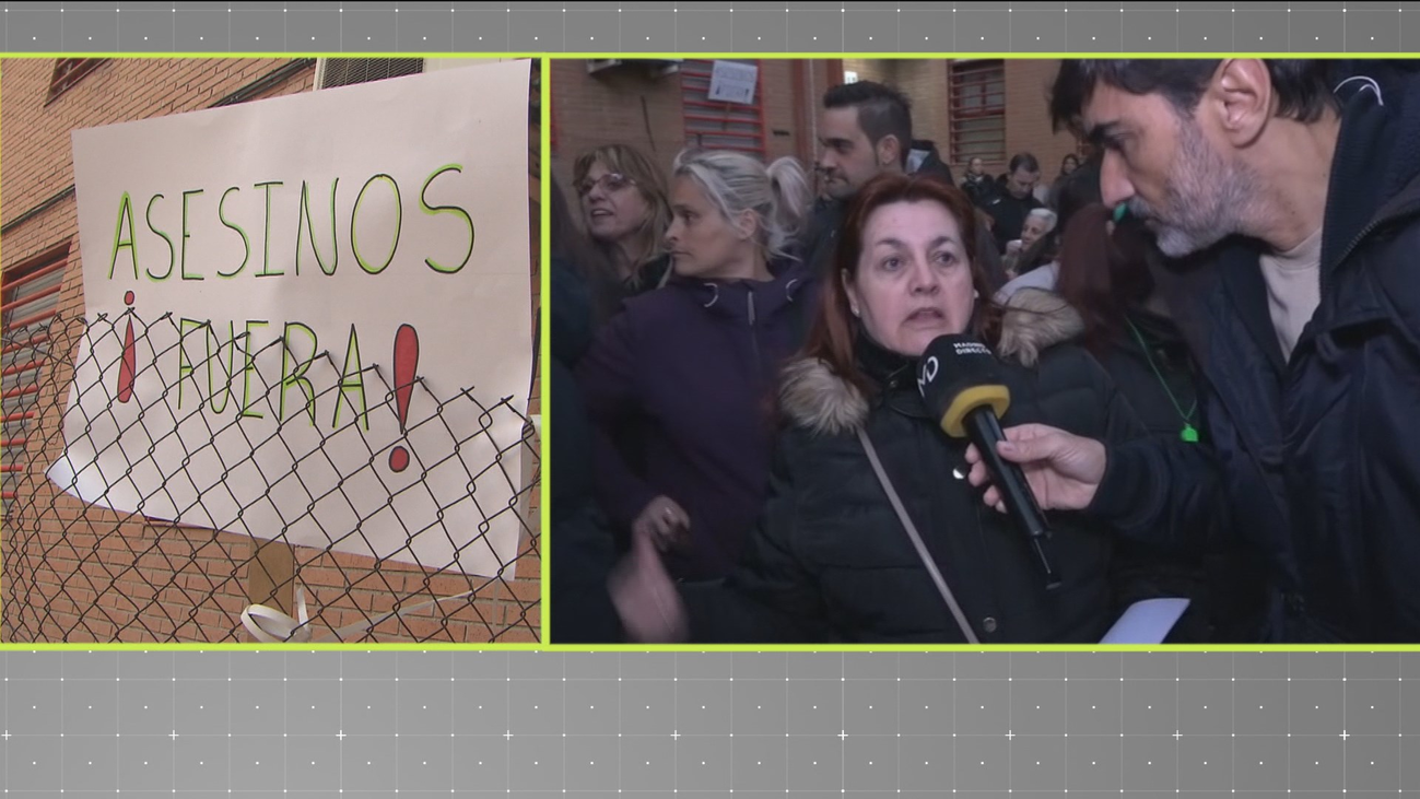 Nueva concentración en Vallecas bajo el lema “No queremos un asesino en nuestro barrio”