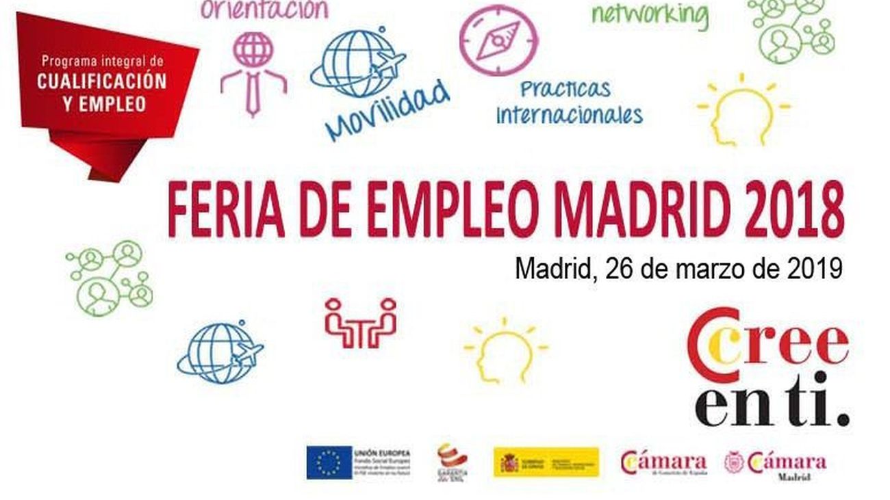 Los jóvenes podrán encontrar trabajo en la Feria de Empleo de la Cámara de Madrid