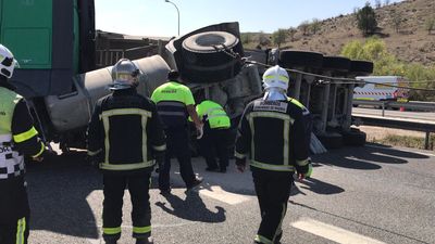 Cortada al tráfico durante una hora la A-3 a la altura de Arganda del Rey