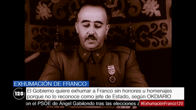 Sánchez quiere exhumar a Franco sin los honores de jefe de Estado, según Okdiario