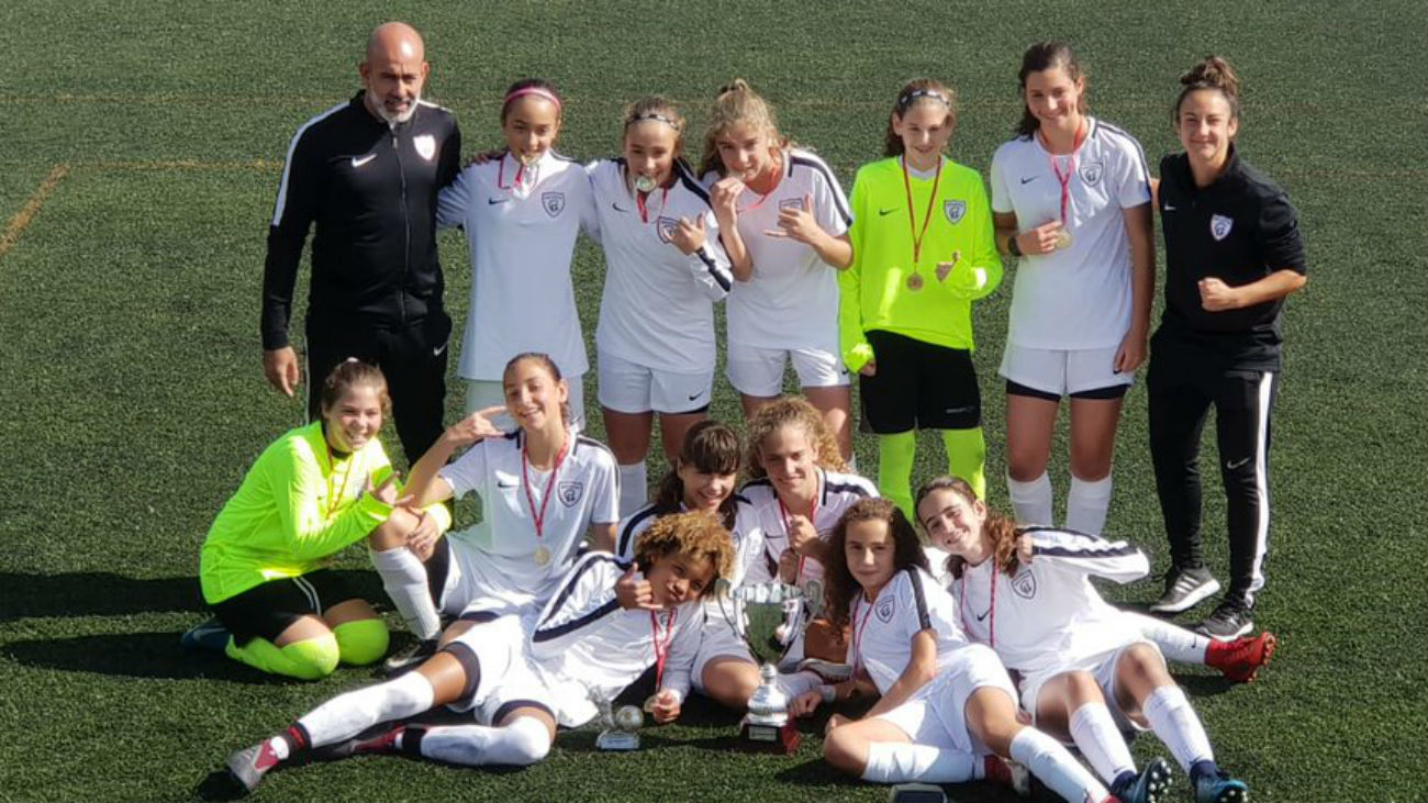 El Madrid CFF femenino infantil arrasa a los chicos