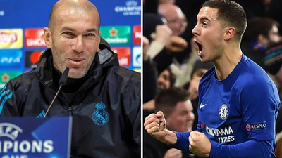 Otro guiño de Hazard a Zidane
