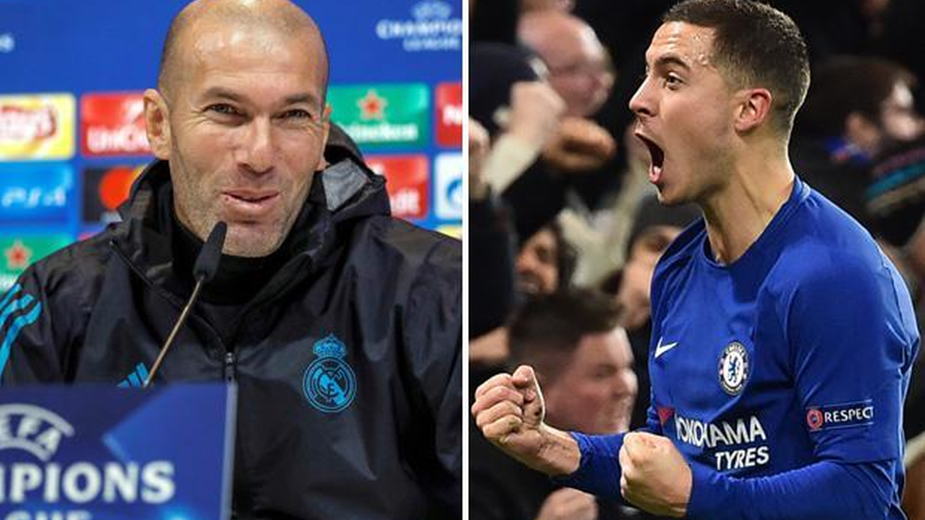 Otro guiño de Hazard a Zidane