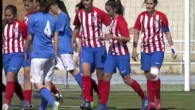 Gol de Reyes, del Atleti C, al Las Rozas (0-3)