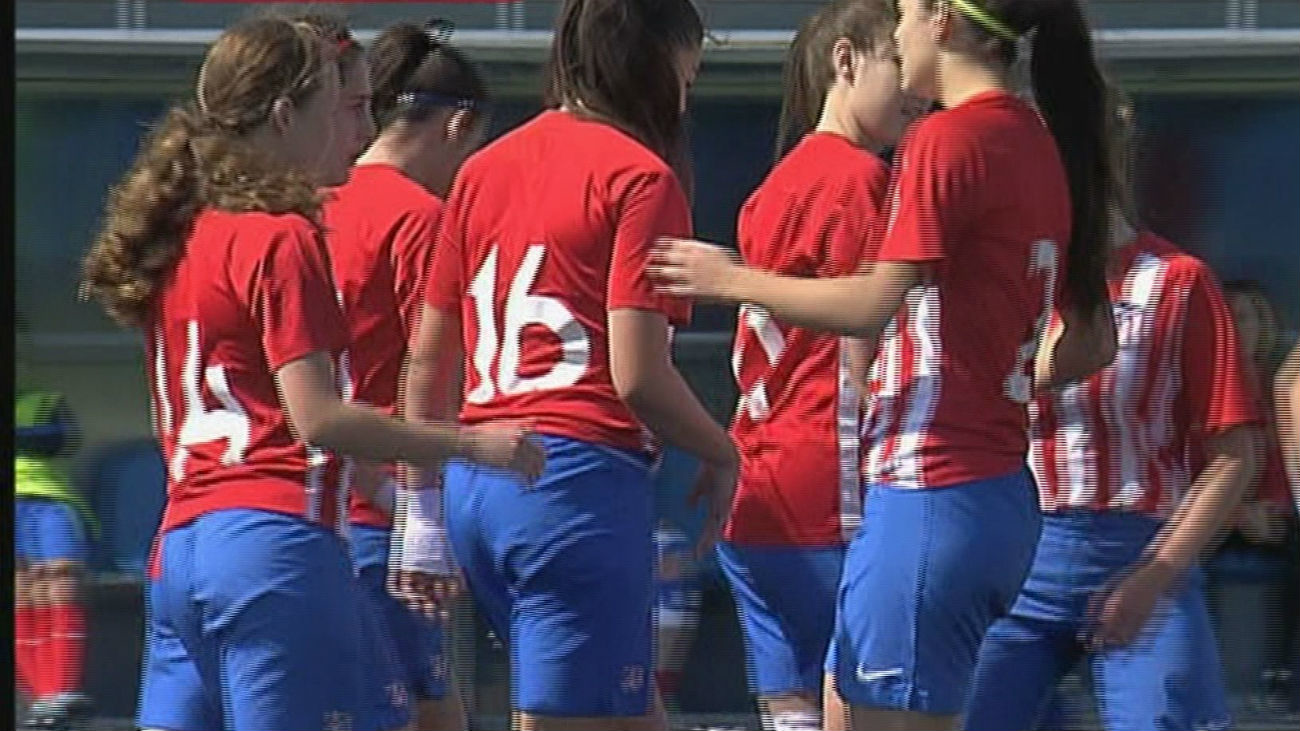 Gol de Reyes del Atleti C, al Las Rozas (0-4)