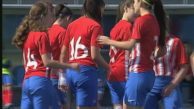 Gol de Reyes del Atleti C, al Las Rozas (0-4)