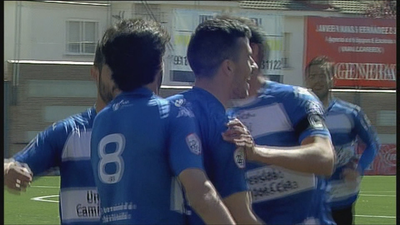 Gol de Diego Conde, del Inter Madrid, al Navalcarnero (1-1)