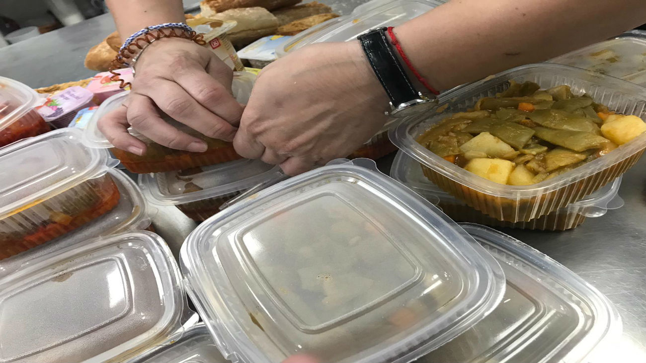 Menús a domicilio por 5 euros para los más mayores