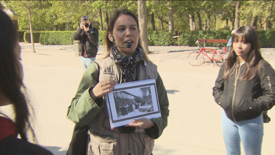 Lección de historia al aire libre por El Retiro