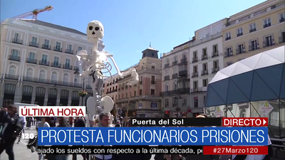 Los funcionarios de prisiones toman Sol: “Nos insultan, nos amenazan y nos coaccionan”