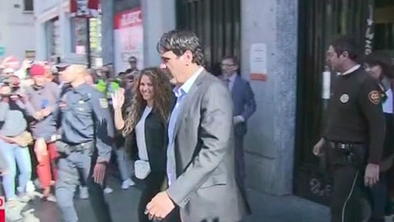 Shakira declara en un juzgado de Madrid por la demanda de plagio de la canción "La Bicicleta"