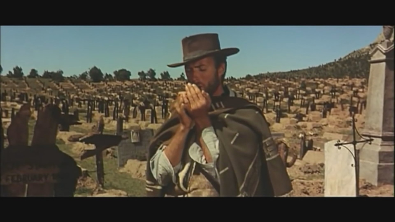 Santo Domingo de Silos recuerda el duelo de 'El bueno, el feo y el malo'