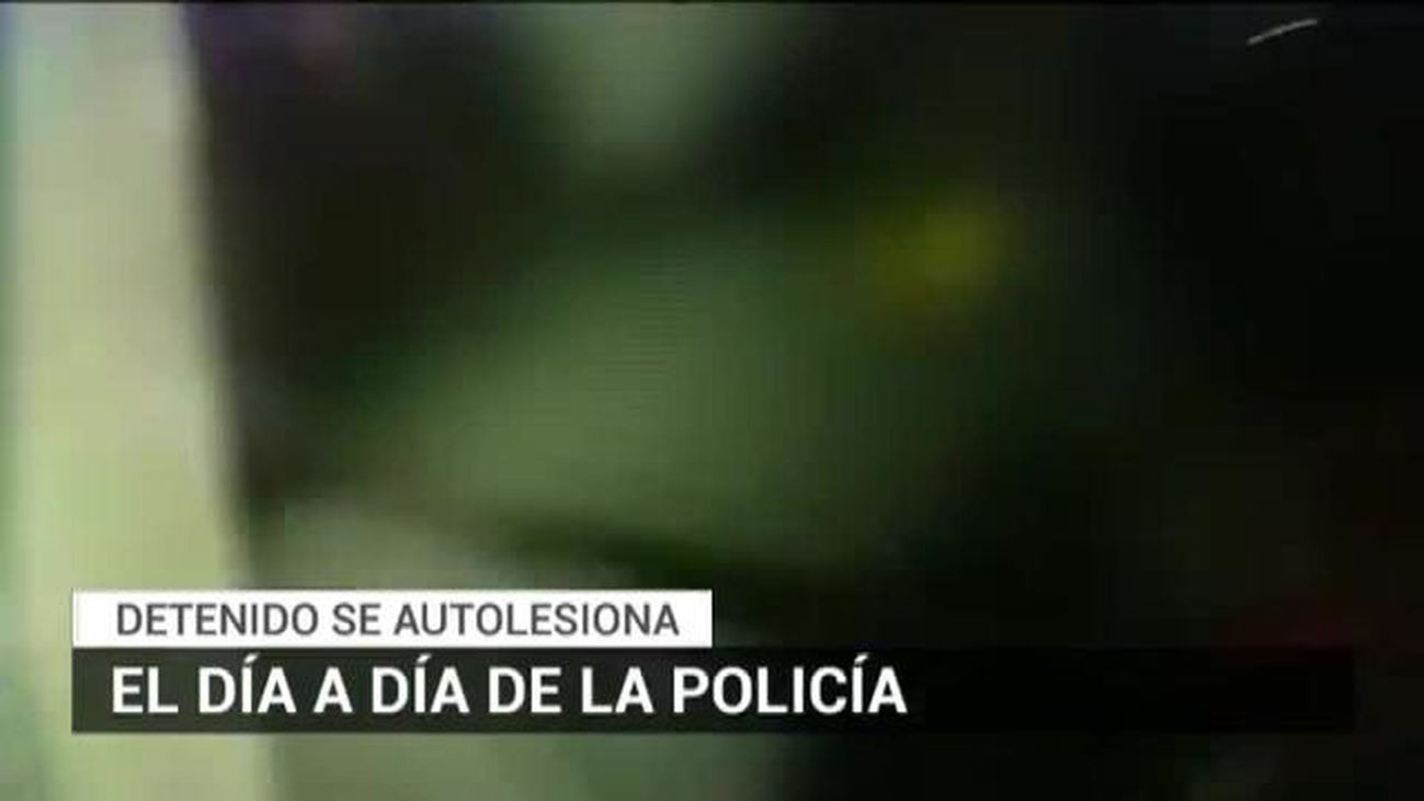 Un hombre se autolesiona tras ser detenido en Carabanchel
