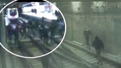 Siete grafiteros detenidos por sus ataques en el metro de Madrid