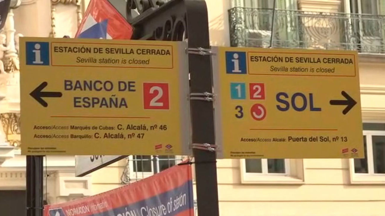 El tramo cerrado de la línea 2 de Metro reabrirá a finales del mes de  mayo