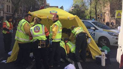Herida grave una mujer atropellada en la calle Juan Bravo