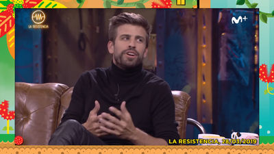 Gerard Piqué la lía con Broncano en La Resistencia