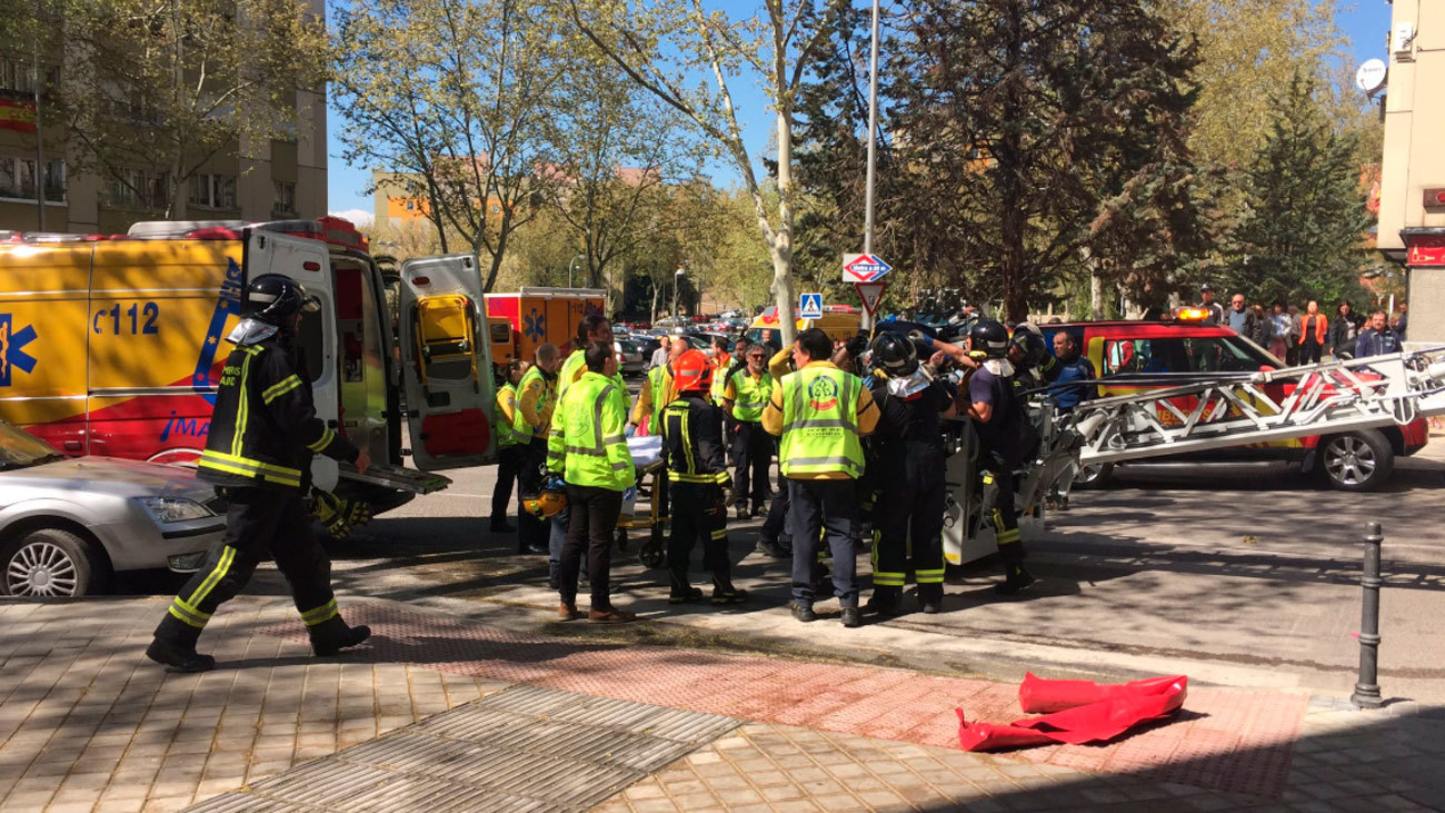 Rescatan a una anciana con quemaduras muy graves al arder su colchón