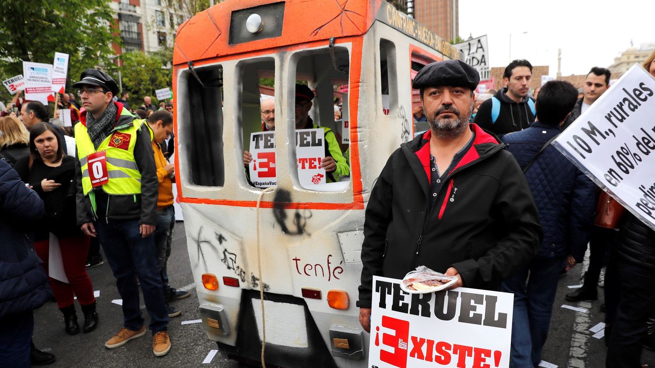 Manifestación de la 'España vaciada'