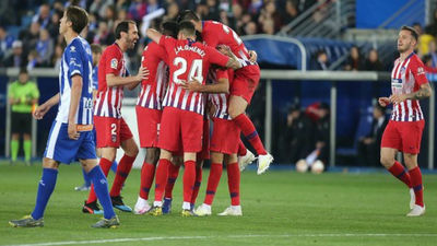0-4. El Atlético se pasea ante el Alavés