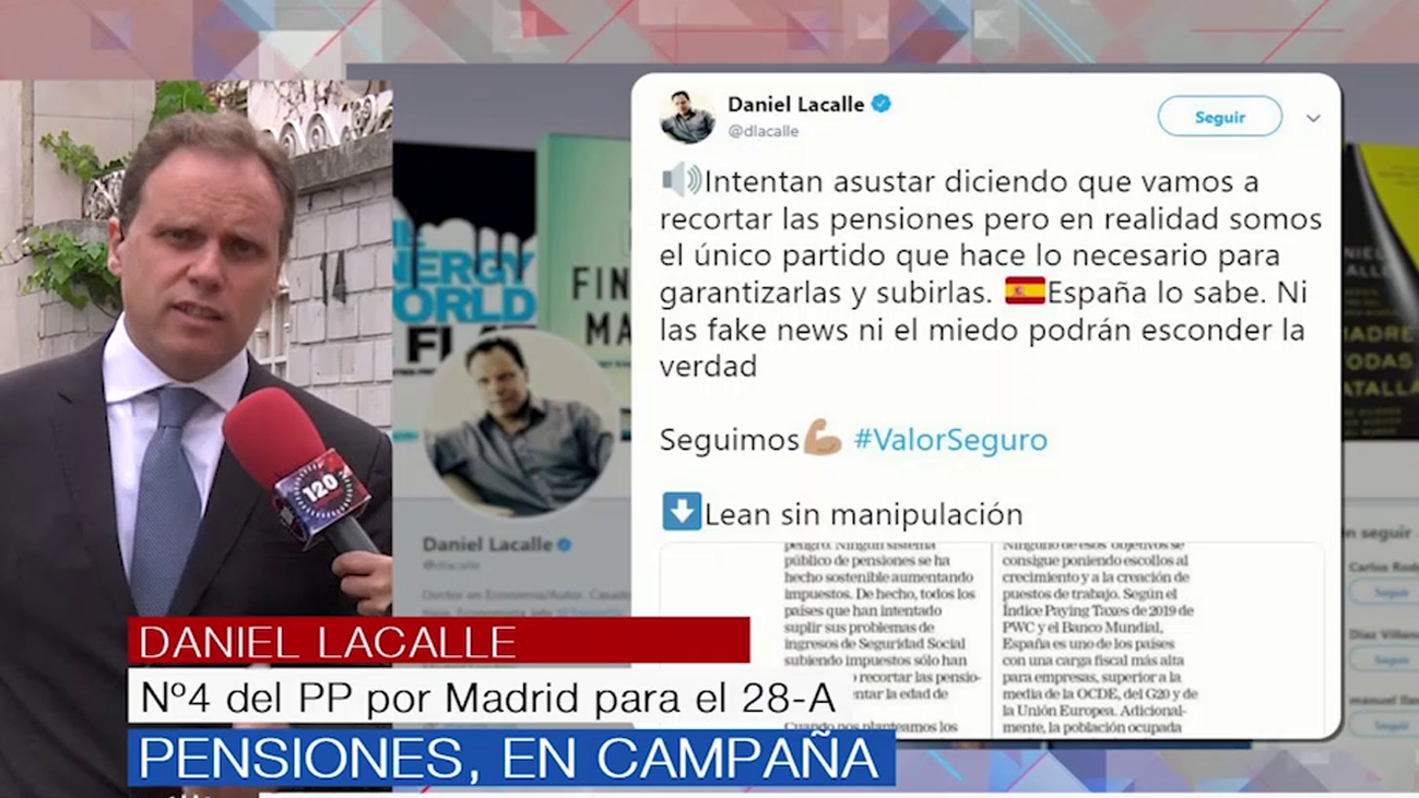 Lacalle acusa a Sánchez de "mentir" sobre las pensiones: "No hablé de recortarlas"
