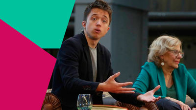 Entrevista a Manuela Carmena e Íñigo Errejón en Telemadrid