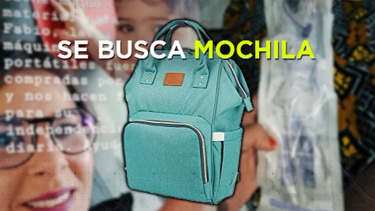 Extravían una mochila llena de medicamentos para su hijo enfermo y piden ayuda para encontrarla