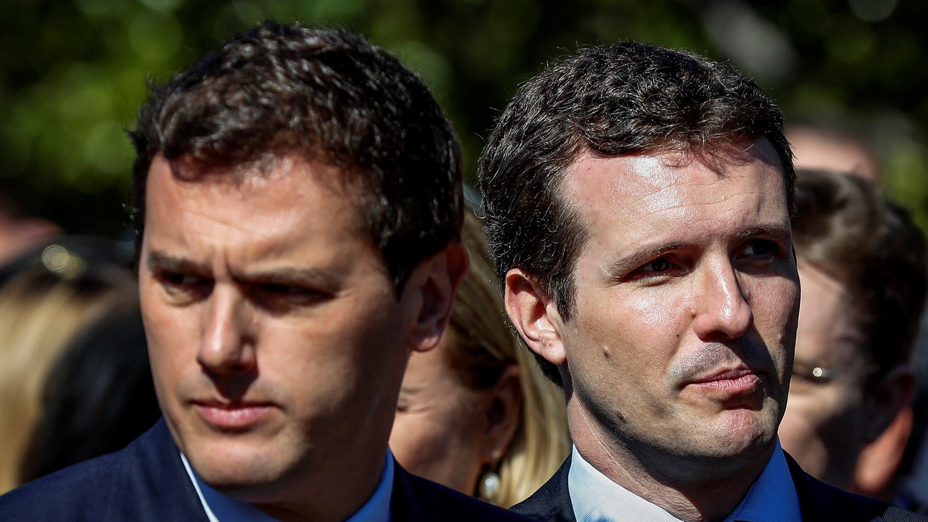 "¡Fuerza, animo Pablo! No vamos tarde", el apoyo de Rivera a Casado