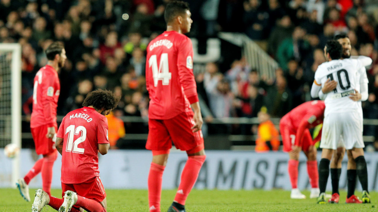 2-1. Un discreto Real Madrid, superado por el Valencia