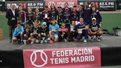 La fiesta de la liga juvenil del tenis madrileño