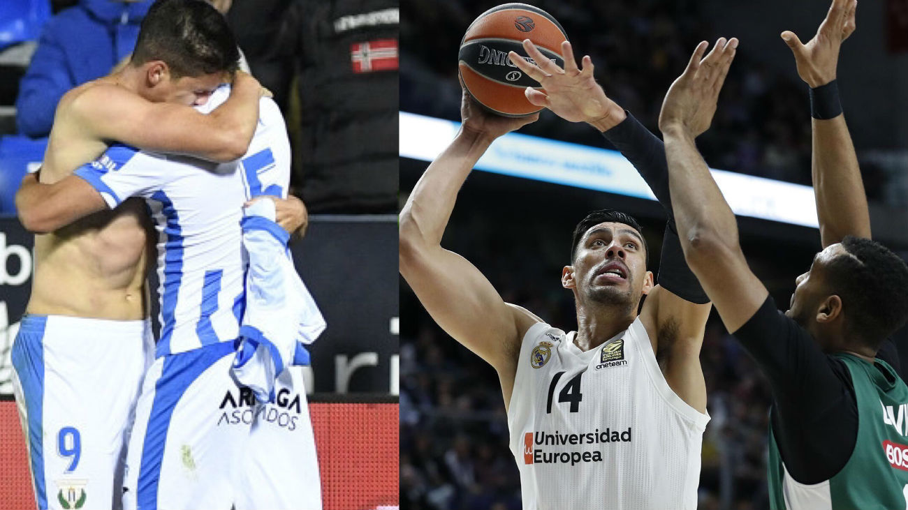 Leganés-Valladolid y Real Madrid-Zalguinis