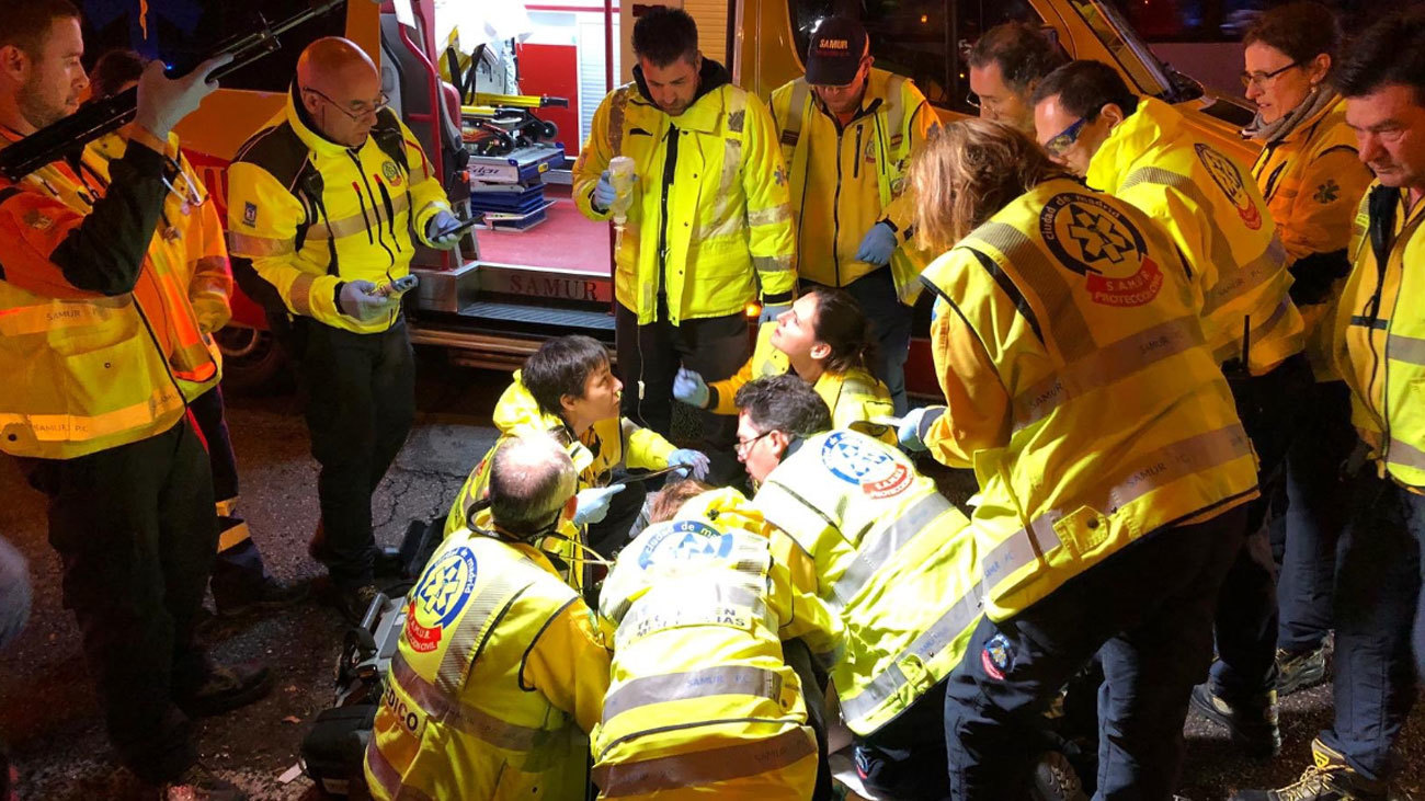 Un motorista fallecido en un accidente en el Paseo Infanta isabel