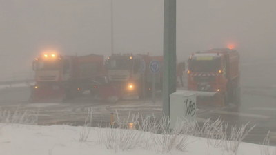 La nieve vuelve a cubrir de blanco Navacerrada