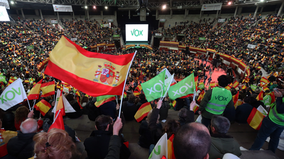 Vox llena la Cubierta de Leganes y pide el voto a los desencantados del PSOE