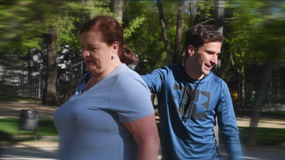 Gonzalo Ónega, jugador del Adarve y entrenador de jubilados