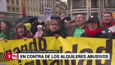 Concentración contra los alquileres abusivos