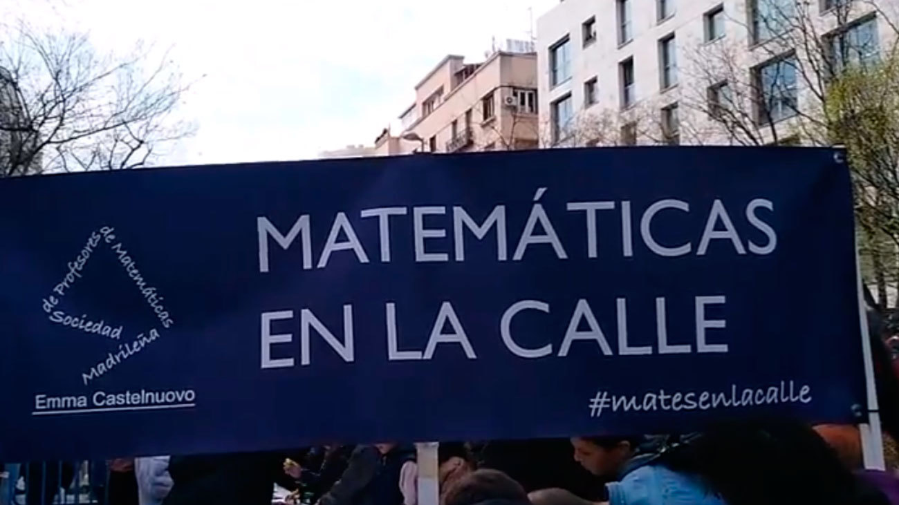 La magia de las matemáticas toman la calle Fuencarral