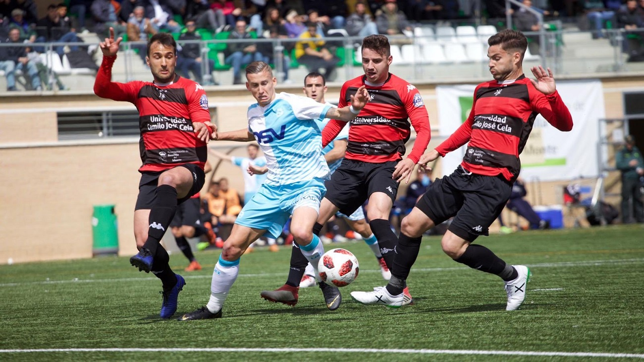 Gol de Tamayo, del Inter Madrid, al Unión Adarve (1-2)