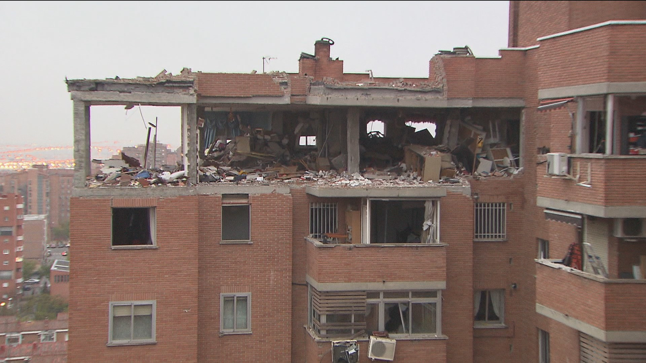 El edificio de la explosión de Vallecas será demolido parcialmente