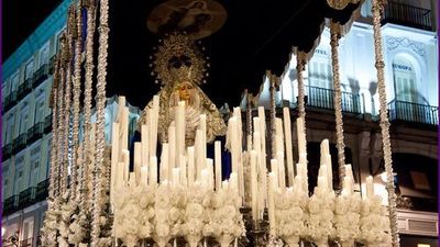Los Gitanos, con la Virgen de las Angustias, gran procesión del Miércoles Santo en Madrid