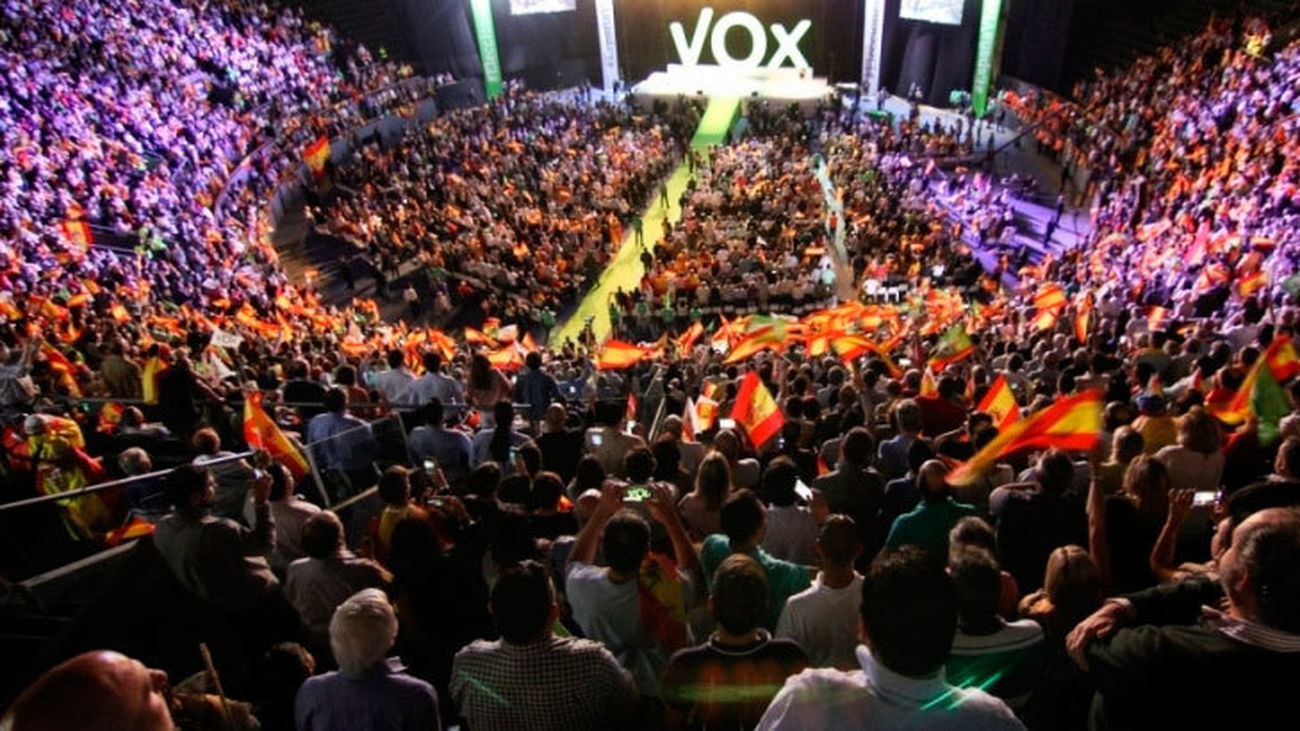 Mitin de Vox en Vistalegre