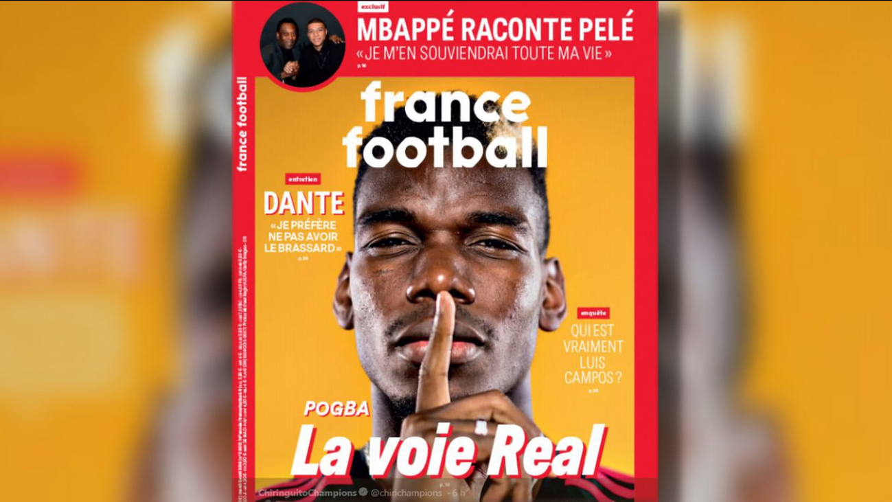 'France Football' ve a Pogba en el Real Madrid
