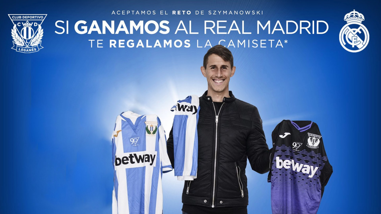 El Leganés regalará camisetas oficiales si gana al Real Madrid